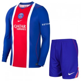 Levné Paris Saint-Germain Dětské Domácí Fotbalové dresy 2026-27 Dlouhý Rukáv