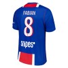 Levné Paris Saint-Germain Fabian 8 Dětské Domácí Fotbalové dresy 2026-27 Krátký Rukáv