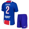 Levné Paris Saint-Germain Hakimi 2 Dětské Domácí Fotbalové dresy 2026-27 Krátký Rukáv
