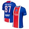 Levné Paris Saint-Germain Joao Neves 87 Domácí Fotbalové dresy 2026-27 Krátký Rukáv