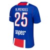 Levné Paris Saint-Germain Nuno Mendes 25 Domácí Fotbalové dresy 2026-27 Krátký Rukáv