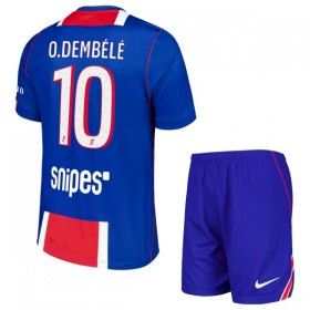 Levné Paris Saint-Germain O. Dembele 10 Dětské Domácí Fotbalové dresy 2026-27 Krátký Rukáv