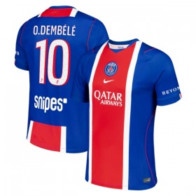Levné Paris Saint-Germain O. Dembele 10 Domácí Fotbalové dresy 2026-27 Krátký Rukáv
