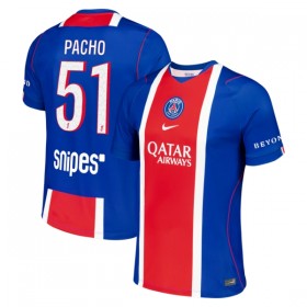 Levné Paris Saint-Germain Pacho 51 Domácí Fotbalové dresy 2026-27 Krátký Rukáv