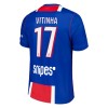 Levné Paris Saint-Germain Vitinha 17 Domácí Fotbalové dresy 2026-27 Krátký Rukáv
