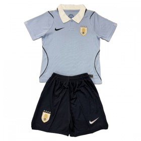 Levné Uruguay Dětské Domácí Fotbalové dresy MS 2026 Krátký Rukáv