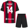 Levné AC Milán Modrić 14 Dětské Domácí Fotbalové dresy 2026-27 Krátký Rukáv