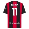 Levné AC Milán Pulisic 11 Domácí Fotbalové dresy 2026-27 Krátký Rukáv