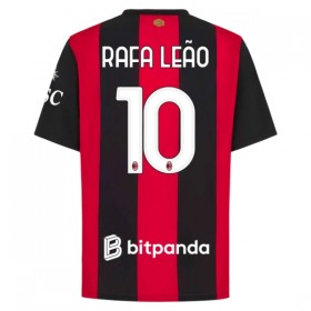 Levné AC Milán Rafael Leao 10 Domácí Fotbalové dresy 2026-27 Krátký Rukáv
