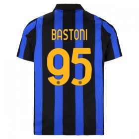 Levné Inter Milán Bastoni 95 Domácí Fotbalové dresy 2026-27 Krátký Rukáv