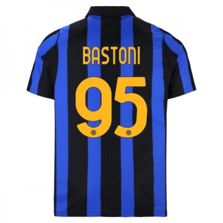 Levné Inter Milán Bastoni 95 Domácí Fotbalové dresy 2026-27 Krátký Rukáv