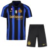 Levné Inter Milán Dětské Domácí Fotbalové dresy 2026-27 Krátký Rukáv