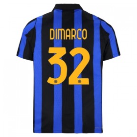 Levné Inter Milán Dimarco 32 Domácí Fotbalové dresy 2026-27 Krátký Rukáv