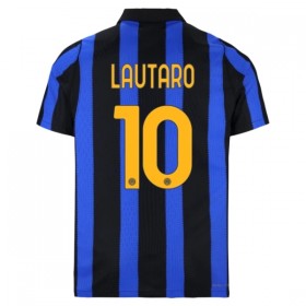 Levné Inter Milán Lautaro 10 Domácí Fotbalové dresy 2026-27 Krátký Rukáv
