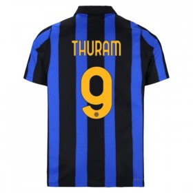 Levné Inter Milán Thuram 9 Domácí Fotbalové dresy 2026-27 Krátký Rukáv