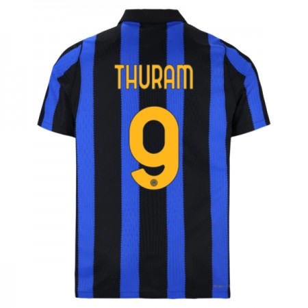 Levné Inter Milán Thuram 9 Domácí Fotbalové dresy 2026-27 Krátký Rukáv