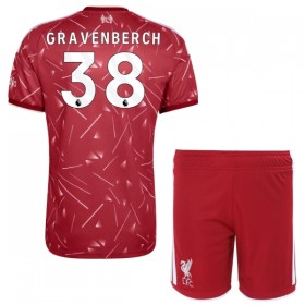 Levné Liverpool Gravenberch 38 Dětské Domácí Fotbalové dresy 2026-27 Krátký Rukáv
