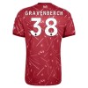 Levné Liverpool Gravenberch 38 Dětské Domácí Fotbalové dresy 2026-27 Krátký Rukáv