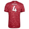 Levné Liverpool Virgil 4 Domácí Fotbalové dresy 2026-27 Krátký Rukáv