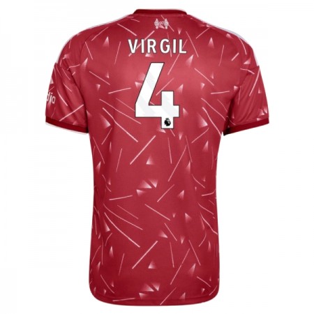 Levné Liverpool Virgil 4 Domácí Fotbalové dresy 2026-27 Krátký Rukáv