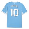 Levné Manchester City Cherki 10 Domácí Fotbalové dresy 2026-27 Krátký Rukáv