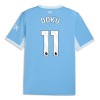 Levné Manchester City Doku 11 Domácí Fotbalové dresy 2026-27 Krátký Rukáv