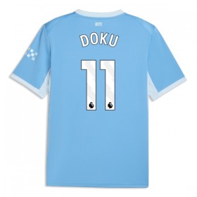 Levné Manchester City Doku 11 Domácí Fotbalové dresy 2026-27 Krátký Rukáv