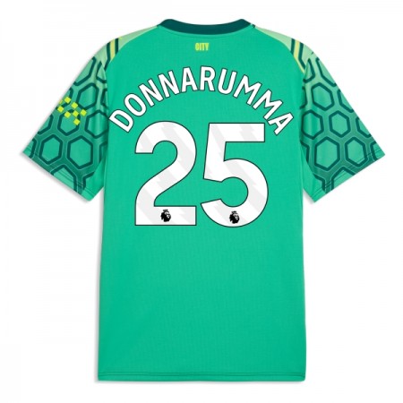 Levné Manchester City Donnarumma 25 Brankářské Domácí Fotbalové dresy Zelená 2026-27 Krátký Rukáv