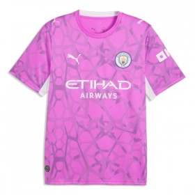 Levné Manchester City Donnarumma 25 Brankářské Venkovní Fotbalové dresy Růžová 2026-27 Krátký Rukáv