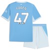Levné Manchester City Foden 47 Dětské Domácí Fotbalové dresy 2026-27 Krátký Rukáv