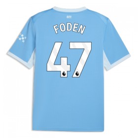 Levné Manchester City Foden 47 Domácí Fotbalové dresy 2026-27 Krátký Rukáv