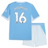 Levné Manchester City Rodrigo 16 Dětské Domácí Fotbalové dresy 2026-27 Krátký Rukáv