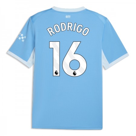Levné Manchester City Rodrigo 16 Domácí Fotbalové dresy 2026-27 Krátký Rukáv