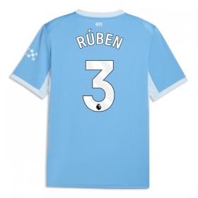 Levné Manchester City Ruben 3 Domácí Fotbalové dresy 2026-27 Krátký Rukáv