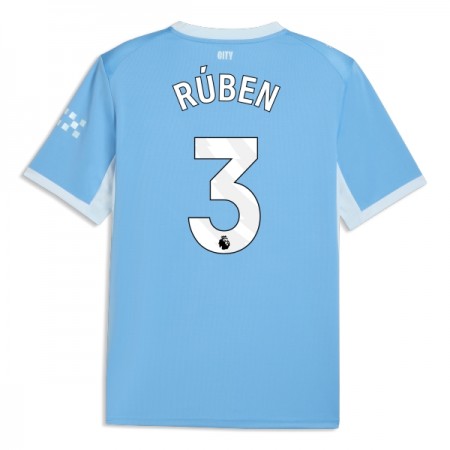 Levné Manchester City Ruben 3 Domácí Fotbalové dresy 2026-27 Krátký Rukáv