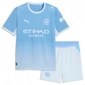 Levné Manchester City Semenyo 42 Dětské Domácí Fotbalové dresy 2026-27 Krátký Rukáv
