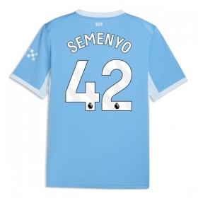Levné Manchester City Semenyo 42 Domácí Fotbalové dresy 2026-27 Krátký Rukáv