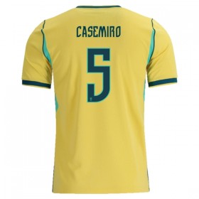 Levné Brazílie Casemiro 5 Domácí Fotbalové dresy MS 2026 Krátký Rukáv