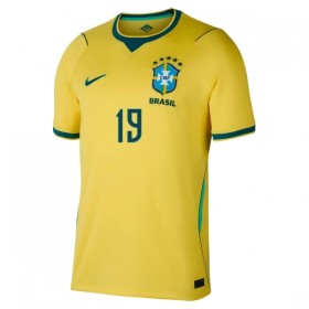 Levné Brazílie Endrick 19 Domácí Fotbalové dresy MS 2026 Krátký Rukáv
