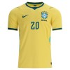Levné Brazílie Estevao 20 Domácí Fotbalové dresy MS 2026 Krátký Rukáv
