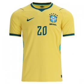 Levné Brazílie Estevao 20 Domácí Fotbalové dresy MS 2026 Krátký Rukáv