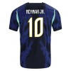 Levné Brazílie Neymar JR 10 Venkovní Fotbalové dresy MS 2026 Krátký Rukáv