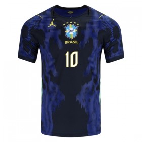 Levné Brazílie Neymar JR 10 Venkovní Fotbalové dresy MS 2026 Krátký Rukáv