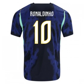 Levné Brazílie Ronaldinho 10 Venkovní Fotbalové dresy MS 2026 Krátký Rukáv