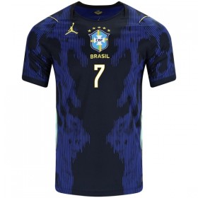 Levné Brazílie Vini JR. 7 Dětské Venkovní Fotbalové dresy MS 2026 Krátký Rukáv