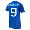 Levné Chorvatsko Kramaric 9 Venkovní Fotbalové dresy MS 2026 Krátký Rukáv