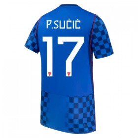 Levné Chorvatsko P. Sucic 17 Venkovní Fotbalové dresy MS 2026 Krátký Rukáv