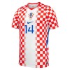 Levné Chorvatsko Perišić 14 Dětské Domácí Fotbalové dresy MS 2026 Krátký Rukáv