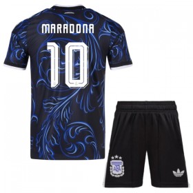 Levné Argentina Maradona 10 Dětské Venkovní Fotbalové dresy MS 2026 Krátký Rukáv