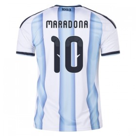 Levné Argentina Maradona 10 Domácí Fotbalové dresy MS 2026 Krátký Rukáv